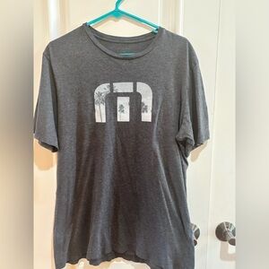 Travis Mathew Golf Gray Short Sleeve Crewneck Shirt Mens Large See Description